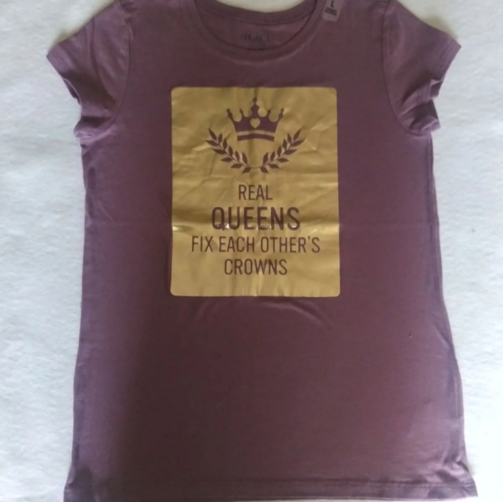 Girls Queen t-shirt size 10/12 NWT
